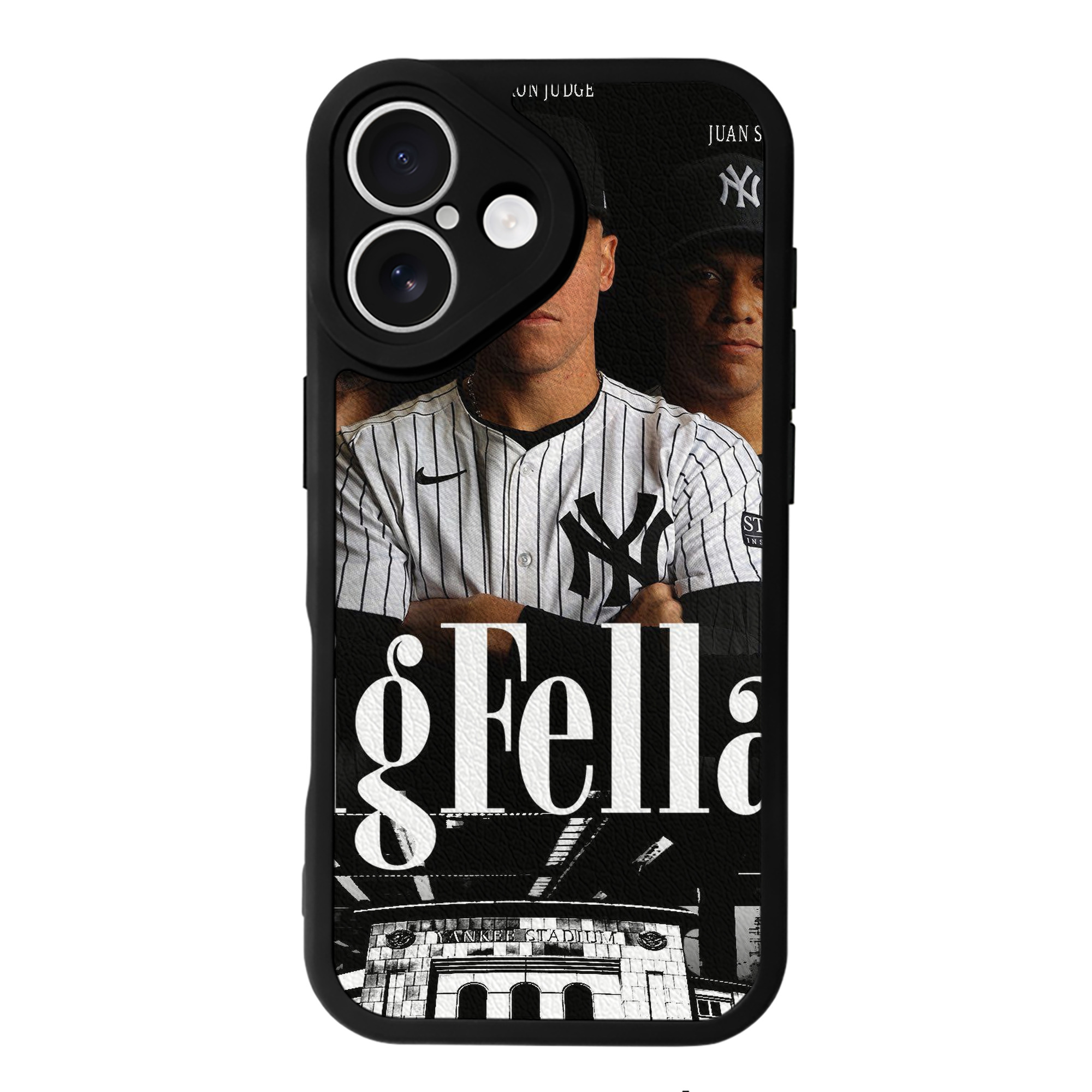 New York Yankees 341 IPhone 16 Silicone Leather Case – UV Print, Lambskin Texture – Perfect Fit, Wireless Charging Compatible, Scratch Resistant, Precise Cutouts – Stylish Protection For IPhone 16